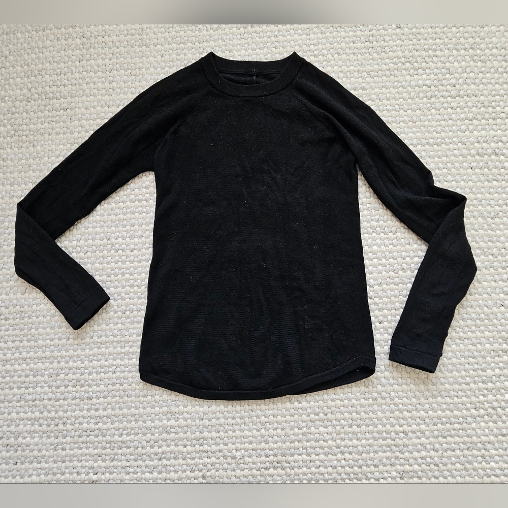 Lululemon Merino Wool Black Sweater